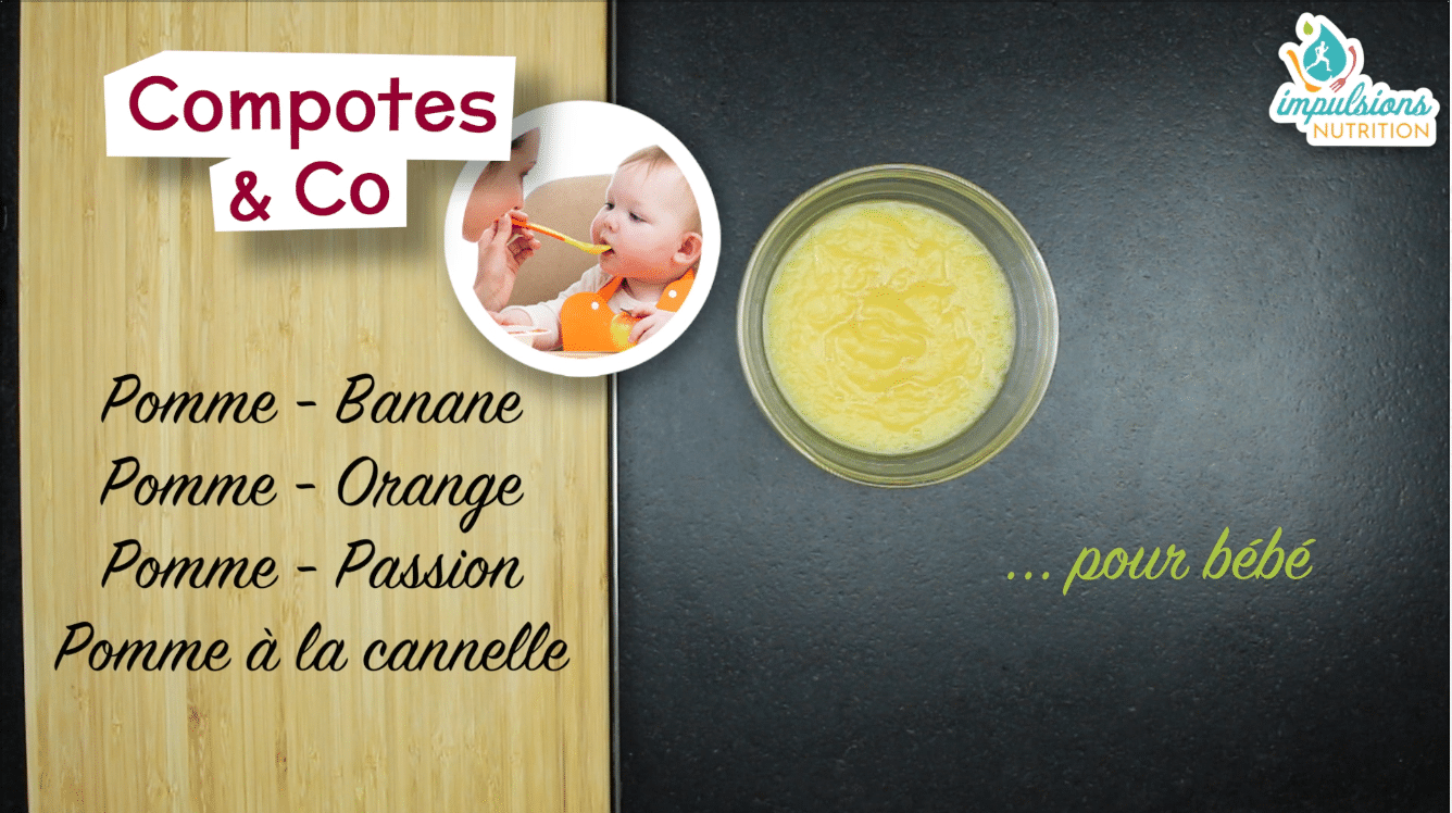 Des recettes de compotes originales pour votre bébé ! Impulsions